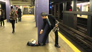 Tamio Shiraishi @ 2nd Avenue F Train Midnight 4-25-15 4/4