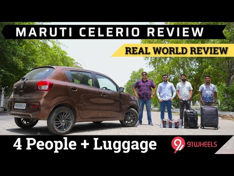 Maruti Celerio ZXI Manual Review || Real World Experience with 4 people + luggage + A/C running