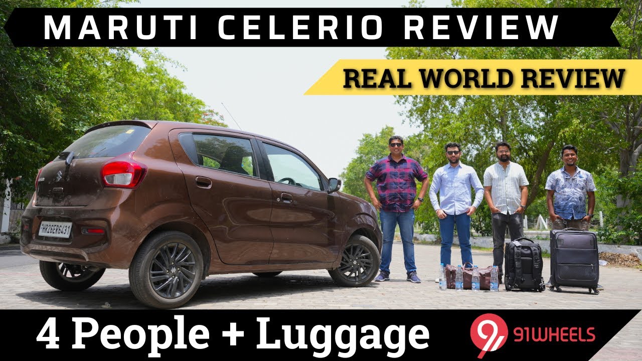 Maruti Celerio ZXI Manual Review || Real World Experience with 4 people + luggage + A/C running Maruti Celerio ZXI Manual Review || Real World Experience with 4 people + luggage + A/C running