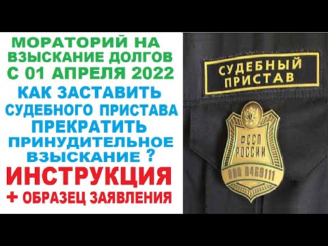 Как заставить приставов приостановить взыскание с вас долга в 2022 году? Инструкция! Совет юриста