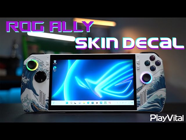 Vídeo relacionado con PlayVital 2 Kits de Calcomanía Protectora de Piel para ROG Ally - Accesorios Pegatinas Personalizadas, Adhesivo de Vinilo, Skin Decal para Consola de Juego Portátil (Asesino de Las Sombras)