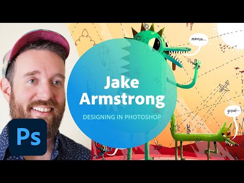 Live Designing in Photoshop with Jake Armstrong - 1 of 3 | Adobe Creative Cloud