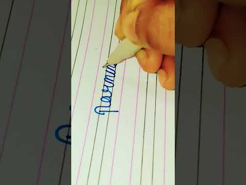 Parmina writing in cursive #handwriting#viralvideo#cursivewriting#shortvideo#status#trendingshorts