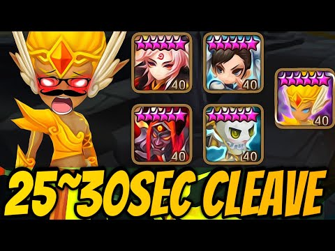 HOT! 25~30seconds Cleave Team in RTA! - Summoners War