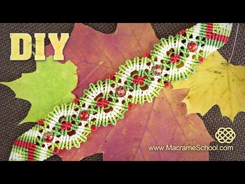 Spiral Macrame Patterns DIY Macrame Spiral Bracelets