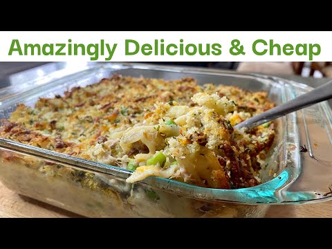 Super Tuna Noodle Casserole | Simple Budget Recipe