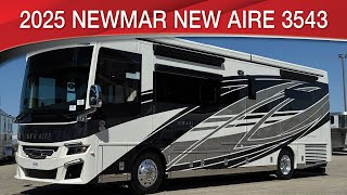 A preview image of the linked video showcasing 2025 Newmar New Aire 3543