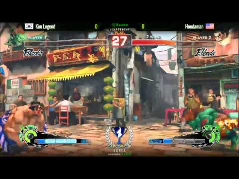 SSF4AE Kim Legend vs Hoodaman - CAPCOM-Cup Asia Korea Qualifiers