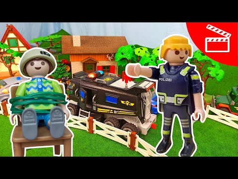 Die Entführung mit Beschattung und SEK - Playmobil Polizei SEK Film deutsch - stop motion | Plegus