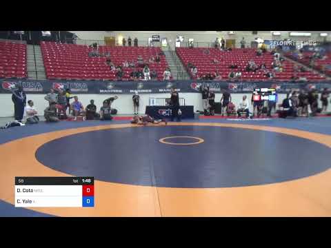 58 Lbs Rr Rnd 2 - Daniel Cota, Nor Cal Wrestling Academy Vs Clinton Yale, Illinois Bf6d