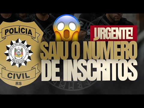 A MENOR CONCORRÊNCIA DA HISTÓRIA CONCURSO POLÍCIA CIVIL RIO GRANDE DO SUL | EDITAL PCRS 2025