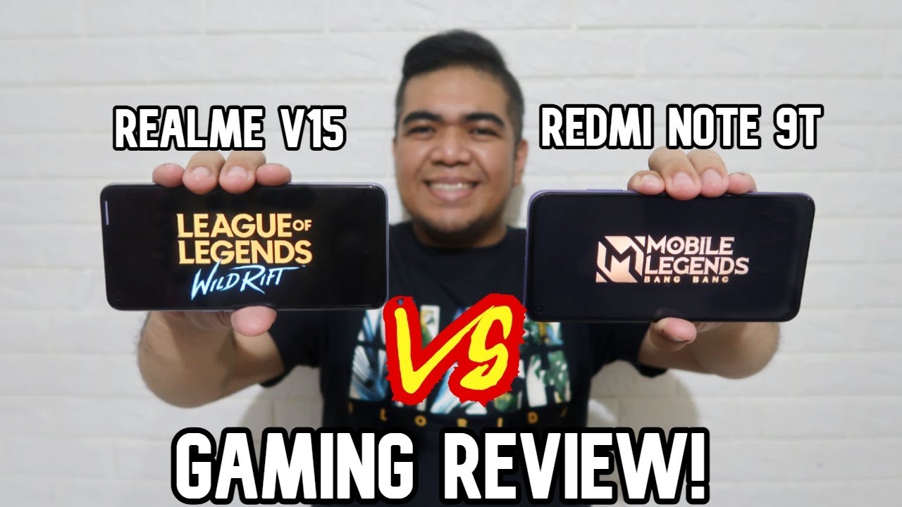 REALME V15 VS REDMI NOTE 9T GAMING TEST | Mobile Legends | CODM | PUBG | Wild Rift | Genshin Impact