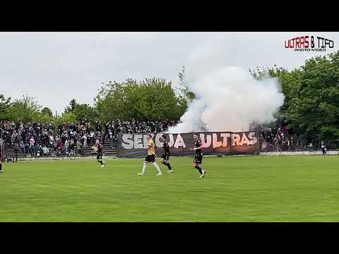 PL: Górnik Piaski - CKS Czeladź [Derby, piro, kibice Górnika]. 2025-05-10