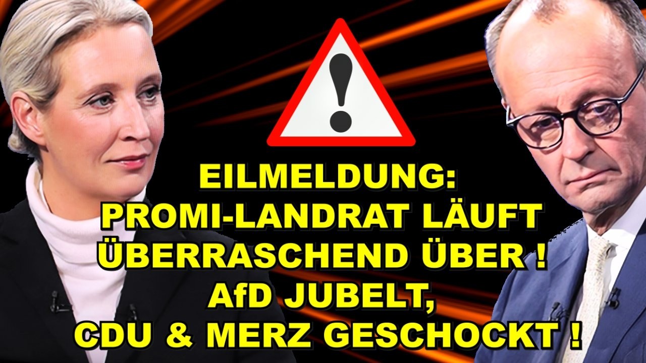 EIL: LANDRAT LÄUFT ÜBER! AfD JUBELT!