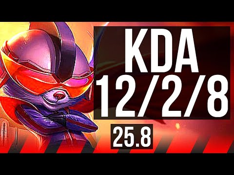 RUMBLE vs FIORA (TOP) | 12/2/8, Legendary, Rank 10 Rumble | KR Challenger | 25.8