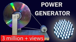 DC motor dynamo   How to make a Power Generator - 