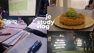jc productive study vlog singapore 🍵🍡 | d-26 to promos