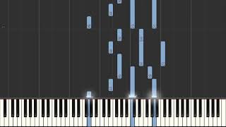 Cantique de Noel O Holy Night Mannheim Steamroller [Piano Tutorial] Synthesia