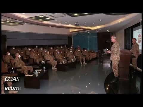 COAS Gen Qamar Bajwa attends ongoing session of Southern Command War Games in Multan Garrison
