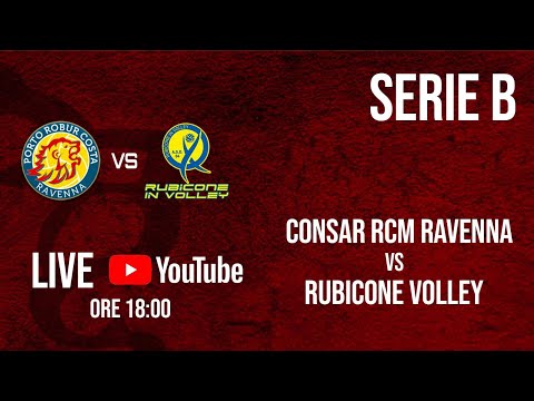 Campionato serie B Consar RCM Ravenna vs Rubicone Volley