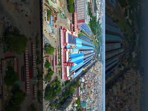 Chennai Railway Station Drone View...