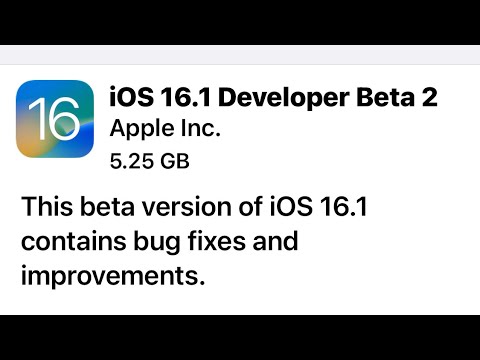 IOS 16.1 Beta 2 Released - What’s New And What’s Been Fixed!