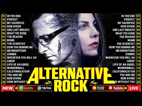 Alternative Rock Of The 90s 2000s ⚡⚡ Linkin Park, Creed, Audioslave, Hinder, Evanescence, Oasis