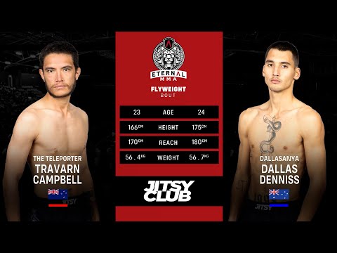 Eternal MMA 77  - Travarn Campbell VS Dallas Denniss - MMA Fight Video