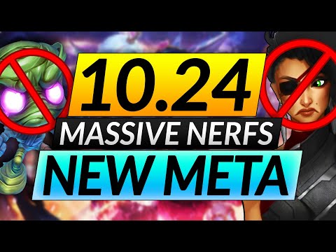 NEW META in Patch 10.24 - HUGE Nerfs Destroy AMUMU and Samira - More Champion Changes - LoL Guide