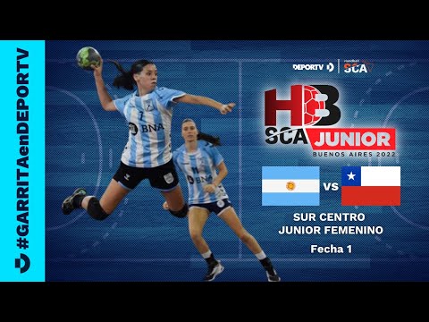 Argentina vs Chile - Fecha 1 - Torneo Sur Centro Femenino Junior de Handball - Buenos Aires 2022