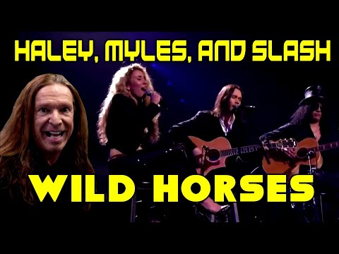 Vocal Coach Reacts - Haley Reinhart - Myles Kennedy - Slash - Wild Horses cover - Ken Tamplin