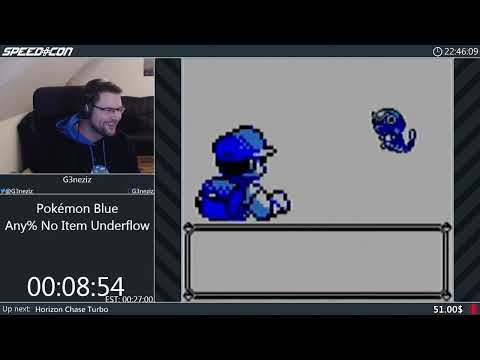 Pokémon Blue - Any% No Item Underflow by G3neziz | SpeedConline 2022