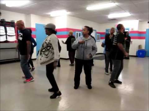 AFRO STROLL line dance instruction by Carla Matthews - LDE 11-07-2016