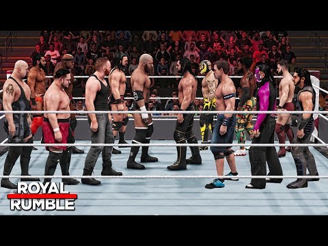 WWE 2K19 30 Man Royal Rumble 2019 Match!
