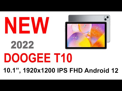 World Premiere - DOOGEE T10 8GB +7GB/128GB 10.1 Inch Android 12 Tablet (link in the description)