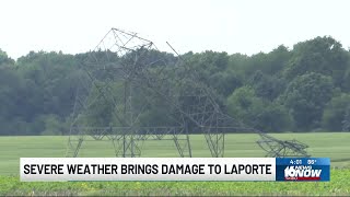 Severe storms cause damages in LaPorte County