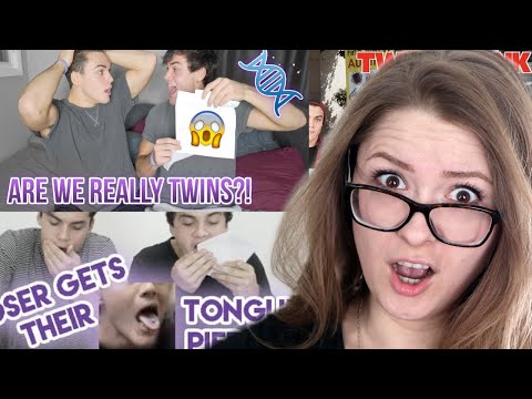 IDENTICAL VS FRATERNAL, TONGUE PIERCING AND MORE!! - DOLAN TWINS COMPILATION REACTION