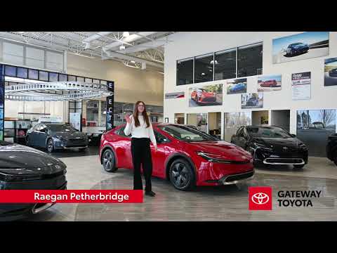 2026 Toyota Prius Plug-In Hybrid SE Auto in Midnight Black Metallic for sale at Gateway Toyota in Edmonton, AB