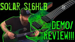 Video thumbnail for The Green Machine!!!  Solar S1.6HLB Demo/Review!!! by TheWoodsman