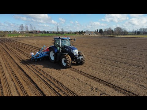 Siew kukurydzy 2022 |Firma Nowak| New Holland T7 210AC & Monosem NG Plus