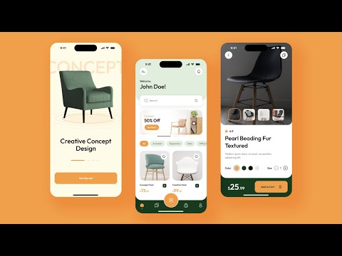UX/UI Design - Furniture App Design in Figma