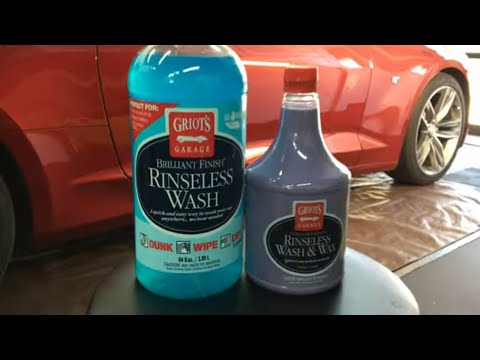 Griot's Garage Brilliant Finish Rinseless Wash & Rinseless Wash And Wax!!!!