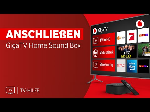 Vodafone GigaTV Home Sound Box: Anschließen