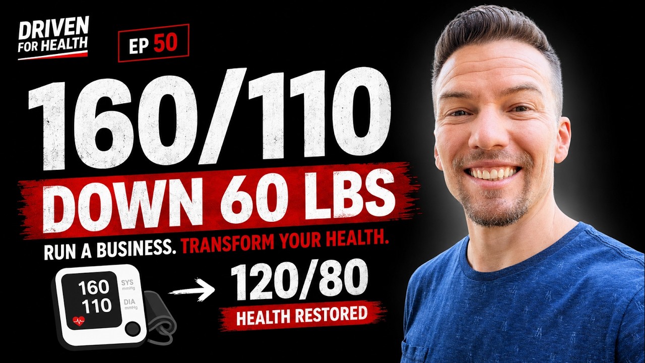 Blood Pressure Was 160/110 then He Lost 60lbs While Running A Business - 50