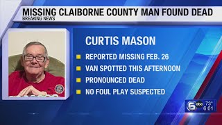 Missing Claiborne County Man Found Dead