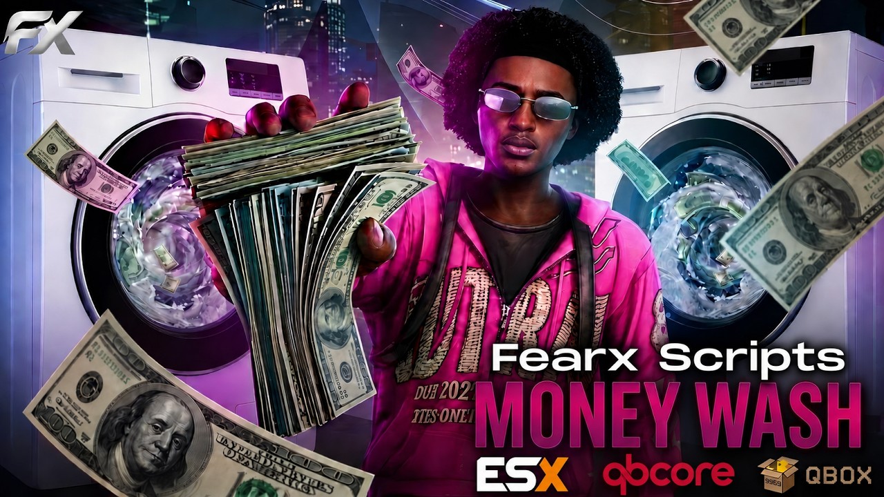 图片[2]-[FREE] Money Wash System [ESX/QB/QBOX] - FiveM插件网-FiveM插件网