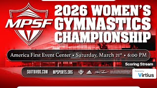 Virtius Scoring Stream - MPSF Championship 2026 - Women's NCAA Gymnastics