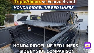 BEST BEDLINER? TripleAliners VS Ecarzo! Who Wins? RIDGELINE Honda Truck 2017-2025 Accessories 