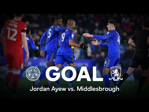 GOAL | Jordan Ayew | Leicester City 1-1 Middlesbrough | Sky Bet Championship 2025/26
