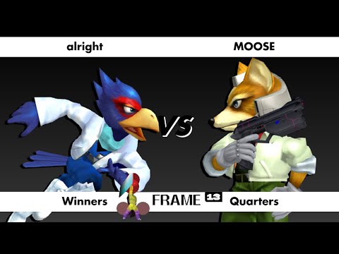Frame 13 Melee Singles - alright vs MOOSE | Winners Quarters